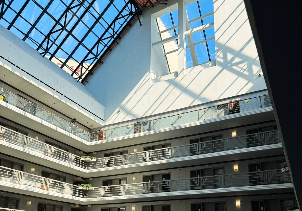 Embassy Suites in downtown Indianapolis is an affordable hotel in Indy for Colts games, conventions, and Indy visits